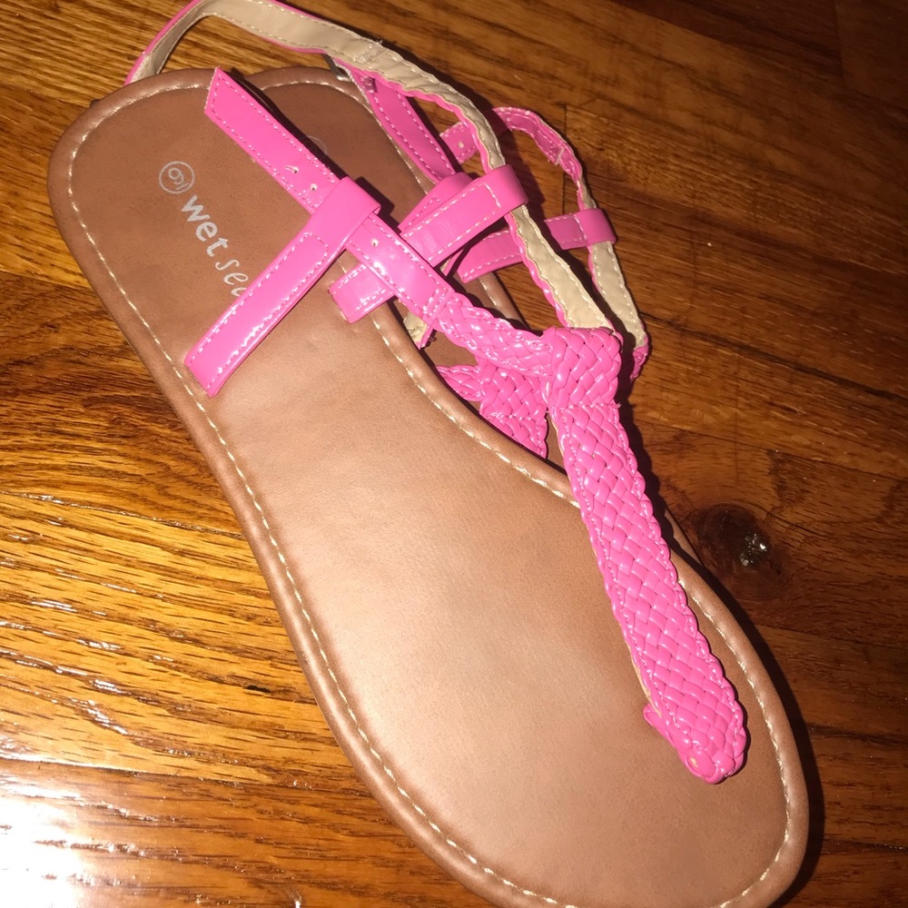 Pink sandals